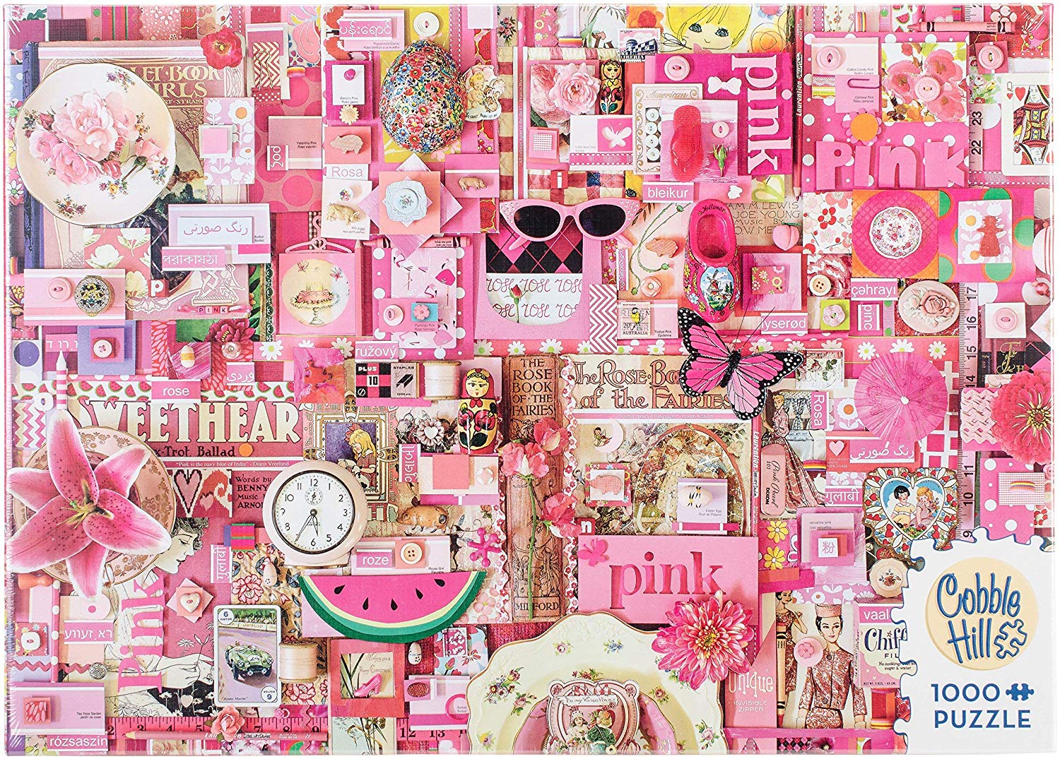 Cobble Hill Pink 1000 Teile Puzzle Cobble-Hill-40055 Cobble Hill Pink 1000 Teile Puzzle Cobble-Hill-40055 von Cobble Hill