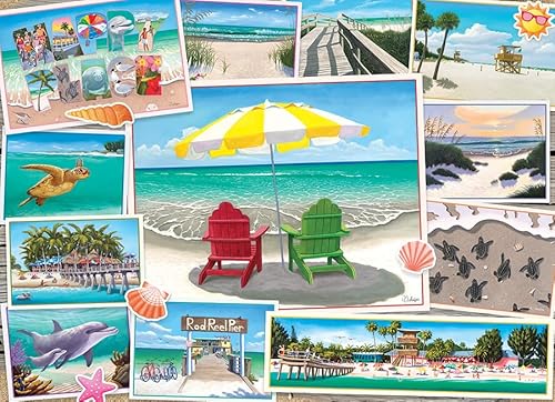 Cobble Hill Puzzle, 1000 Teile, Happy Place, Beispielposter enthalten Cobble Hill Puzzle, 1000 Teile, Happy Place, Beispielposter enthalten von Cobble Hill