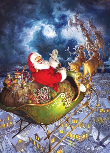 Cobble Hill Puzzle Company Ltd. Puzzle Merry Christmas to All-Sample Poster, 1000 Teile, Deluxe von Cobble Hill