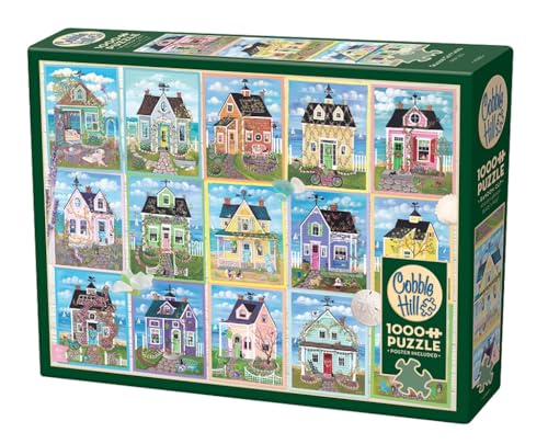 Cobble Hill Puzzle mit 1000 Teilen, Küstenhäuser, Beispielposter enthalten Cobble Hill Puzzle mit 1000 Teilen, Küstenhäuser, Beispielposter enthalten von Cobble Hill