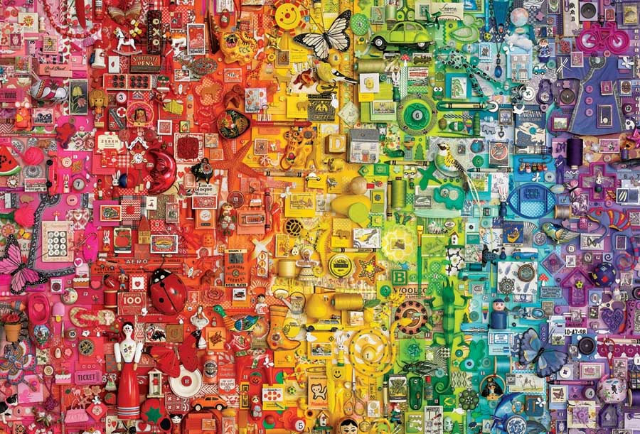 Cobble Hill Rainbow 2000 Teile Puzzle Cobble-Hill-49001 von Cobble Hill