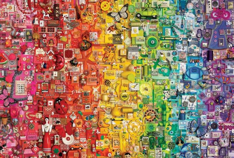 Cobble Hill Rainbow 2000 Teile Puzzle Cobble-Hill-49001 von Cobble Hill