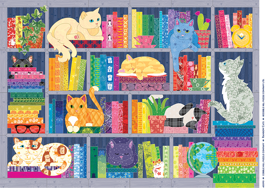 Cobble Hill Regenbogen-Katzen 500 Teile Puzzle Cobble-Hill-45090 Cobble Hill Regenbogen-Katzen 500 Teile Puzzle Cobble-Hill-45090 von Cobble Hill