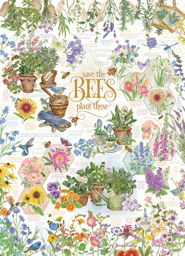 Cobble Hill Rettet die Bienen - Random Cut 1000 Teile Puzzle Cobble-Hill-40136 Cobble Hill Rettet die Bienen - Random Cut 1000 Teile Puzzle Cobble-Hill-40136 von Cobble Hill