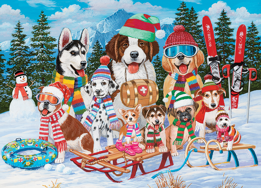 Cobble Hill Schneetag! 500 Teile Puzzle Cobble-Hill-45081 Cobble Hill Schneetag! 500 Teile Puzzle Cobble-Hill-45081 von Cobble Hill