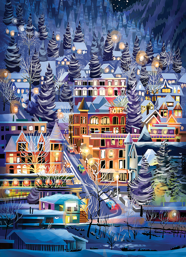 Cobble Hill Ski-Stadt 500 Teile Puzzle Cobble-Hill-45098 Cobble Hill Ski-Stadt 500 Teile Puzzle Cobble-Hill-45098 von Cobble Hill