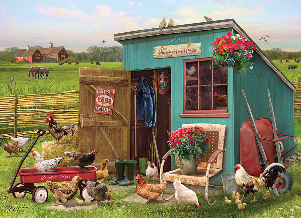 Cobble Hill The Happy Hen House 1000 Teile Puzzle Cobble-Hill-40189 Cobble Hill The Happy Hen House 1000 Teile Puzzle Cobble-Hill-40189 von Cobble Hill