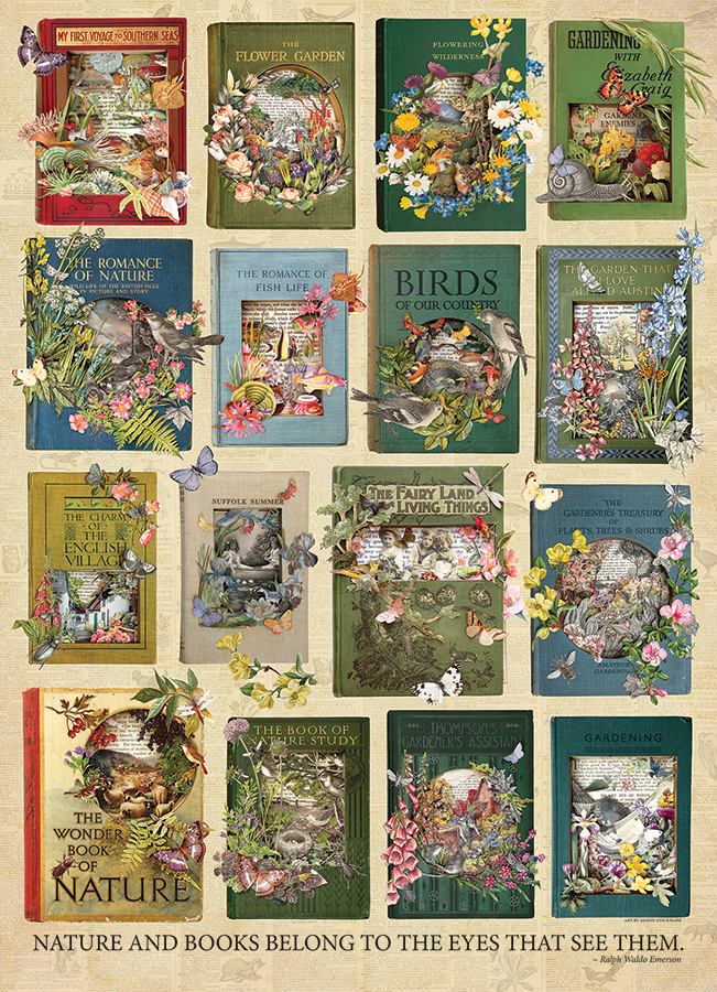 Cobble Hill The Nature of Books 1000 Teile Puzzle Cobble-Hill-40197 von Cobble Hill