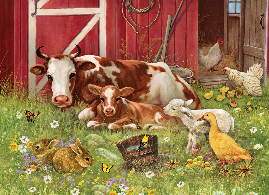 Cobble Hill XXL Teile - Barnyard Babies 350 Teile Puzzle Cobble-Hill-47026 Cobble Hill XXL Teile - Barnyard Babies 350 Teile Puzzle Cobble-Hill-47026 von Cobble Hill