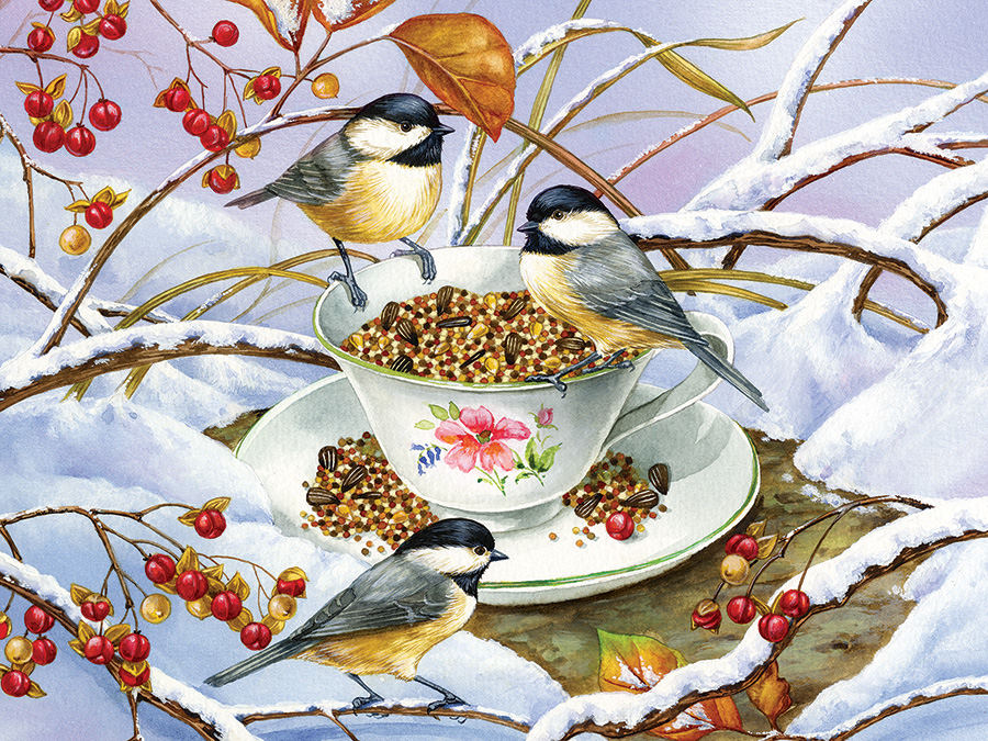 Cobble Hill XXL Teile - Chickadee Tea 275 Teile Puzzle Cobble-Hill-48014 Cobble Hill XXL Teile - Chickadee Tea 275 Teile Puzzle Cobble-Hill-48014 von Cobble Hill
