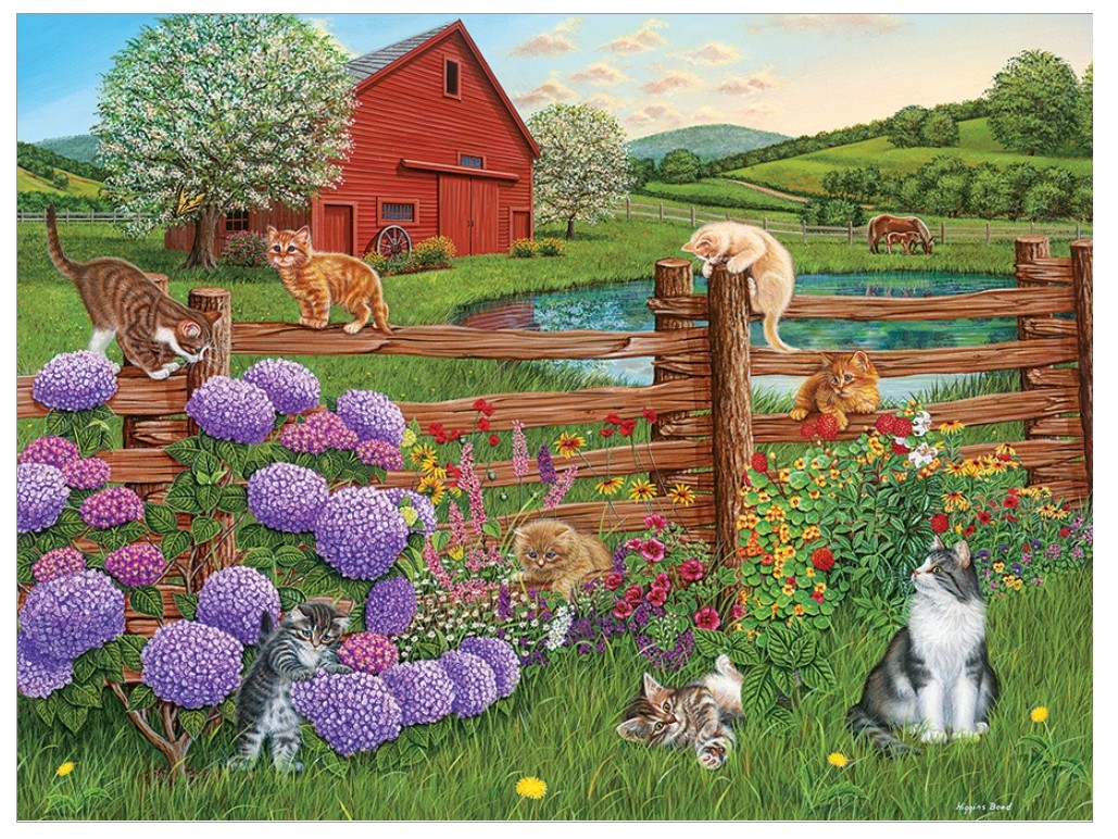 Cobble Hill XXL Teile - Farm Cats 275 Teile Puzzle Cobble-Hill-48015 Cobble Hill XXL Teile - Farm Cats 275 Teile Puzzle Cobble-Hill-48015 von Cobble Hill