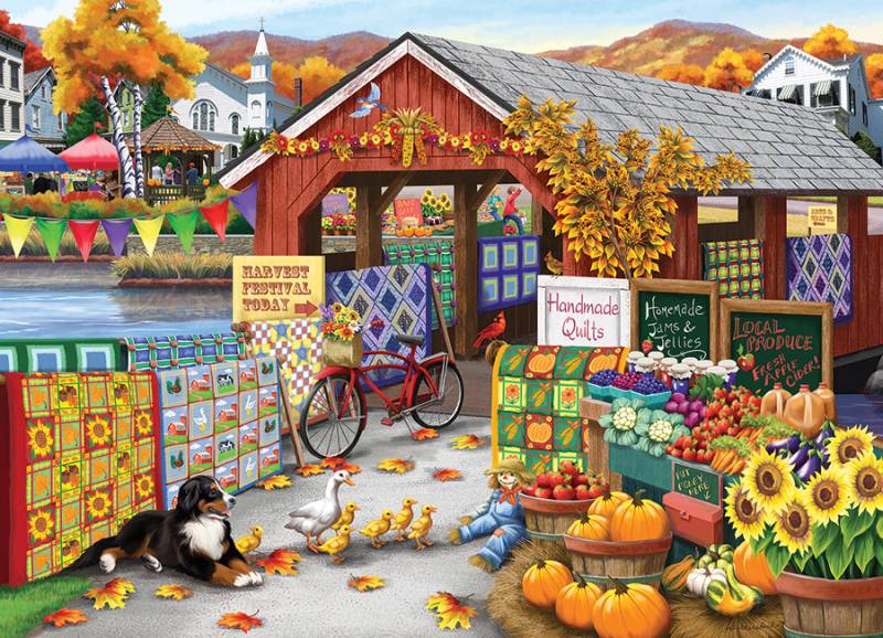Cobble Hill XXL Teile - Harvest Festival 500 Teile Puzzle Cobble-Hill-45027 Cobble Hill XXL Teile - Harvest Festival 500 Teile Puzzle Cobble-Hill-45027 von Cobble Hill