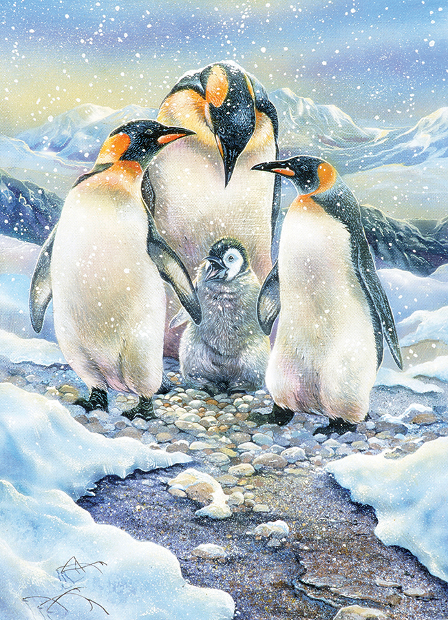 Cobble Hill XXL Teile - Penguin Family (Family) 350 Teile Puzzle Cobble-Hill-47022 von Cobble Hill