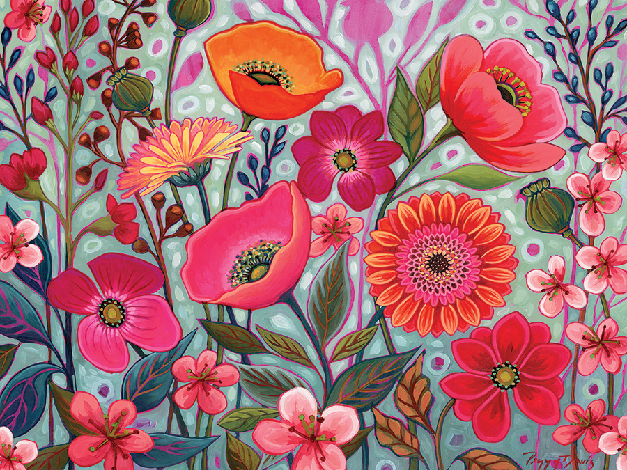 Cobble Hill XXL Teile - Schattiger Garten 275 Teile Puzzle Cobble-Hill-48006 von Cobble Hill