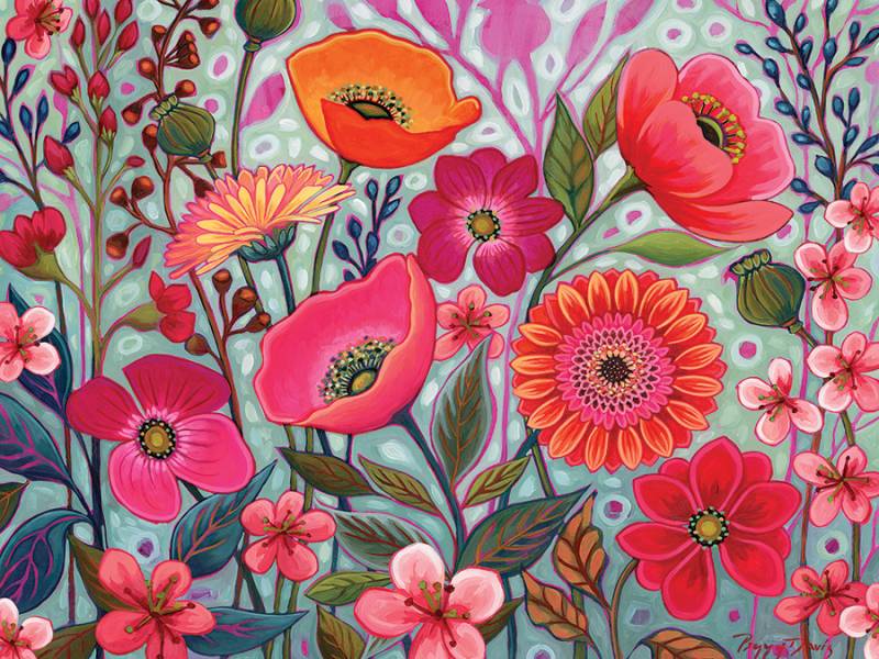 Cobble Hill XXL Teile - Schattiger Garten 275 Teile Puzzle Cobble-Hill-48006 von Cobble Hill