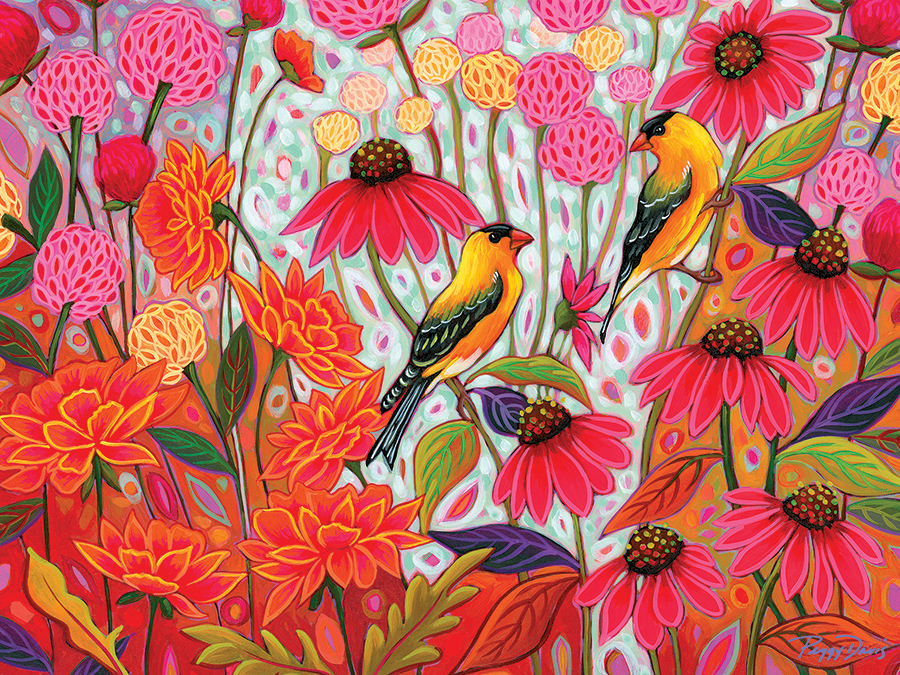 Cobble Hill XXL Teile - Springtime Goldfinches 275 Teile Puzzle Cobble-Hill-48001 Cobble Hill XXL Teile - Springtime Goldfinches 275 Teile Puzzle Cobble-Hill-48001 von Cobble Hill