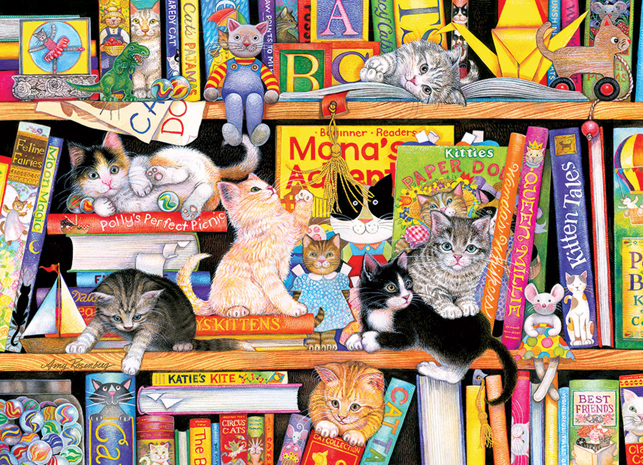 Cobble Hill XXL Teile - Storytime Kittens 350 Teile Puzzle Cobble-Hill-47013 Cobble Hill XXL Teile - Storytime Kittens 350 Teile Puzzle Cobble-Hill-47013 von Cobble Hill