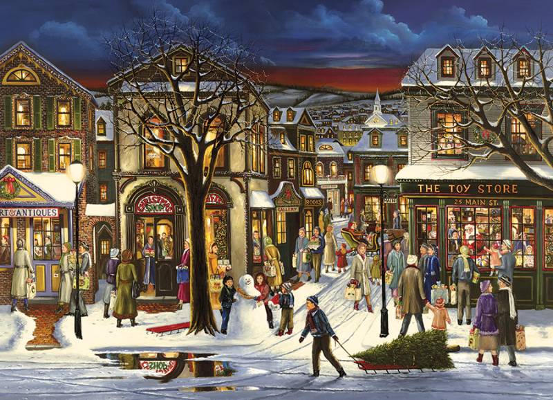 Cobble Hill XXL Teile - Weihnachtseinkäufe 500 Teile Puzzle Cobble-Hill-45030 von Cobble Hill
