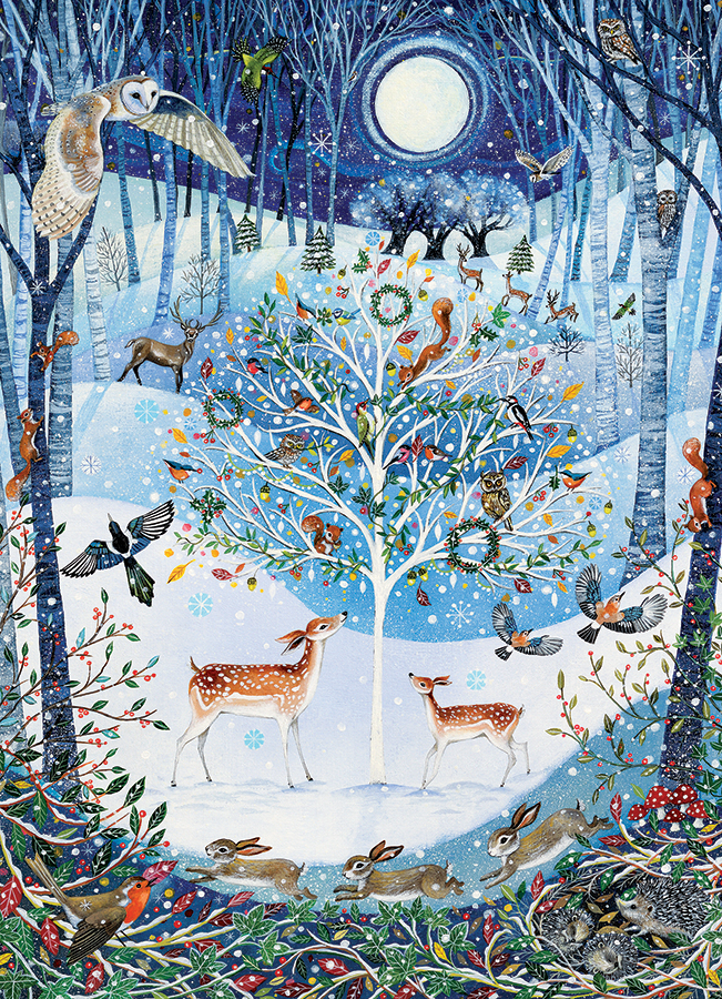Cobble Hill XXL Teile - Winter Woodland 500 Teile Puzzle Cobble-Hill-45009 Cobble Hill XXL Teile - Winter Woodland 500 Teile Puzzle Cobble-Hill-45009 von Cobble Hill