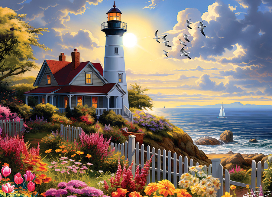 Cobble Hill Zum Leuchtturm 500 Teile Puzzle Cobble-Hill-45089 Cobble Hill Zum Leuchtturm 500 Teile Puzzle Cobble-Hill-45089 von Cobble Hill