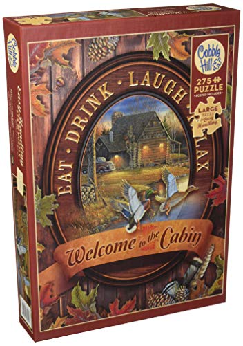 Cobblehill 88005 XL 275 pc Welcome to The Cabin Puzzle, verschieden Cobblehill 88005 XL 275 pc Welcome to The Cabin Puzzle, verschieden von Cobble Hill