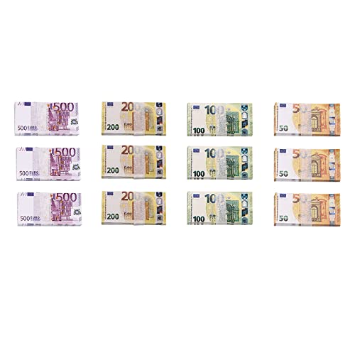 Cobee Puppenhaus Miniatur-Geldmodell, 220 Stück Mini-Spielgeld, realistisches Geldschein-Set, Puppenhaus, Kopiergeld, Requisitengeld, vollständig Bedruckt, 2-seitig für Rollenspiele Cobee Puppenhaus Miniatur-Geldmodell, 220 Stück Mini-Spielgeld, realistisches Geldschein-Set, Puppenhaus, Kopiergeld, Requisitengeld, vollständig Bedruckt, 2-seitig für Rollenspiele von Cobee