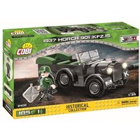 COBI 2405 - Historical Collection, 1937 HORCH 901 KFZ.15, Geländewagen, 185 Klemmbausteine 1 Figur COBI 2405 - Historical Collection, 1937 HORCH 901 KFZ.15, Geländewagen, 185 Klemmbausteine 1 Figur von Cobi GmbH