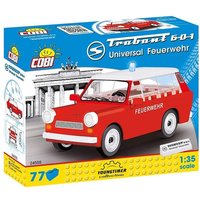 COBI 24555 - Youngtimer Collection,Trabant 601 Feuerwehr, Bausatz,, 1:35 von Cobi GmbH
