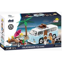 COBI 24617 - Volkswagen T2a Kombi, Bausatz 1:35, 292 Klemmbausteine, 3 Figuren von Cobi GmbH
