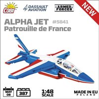 COBI Armed Forces 5841 - Alpha Jet Patrouille de France, 1:48 Bausatz, 387 Klemmbausteine COBI Armed Forces 5841 - Alpha Jet Patrouille de France, 1:48 Bausatz, 387 Klemmbausteine von Cobi GmbH