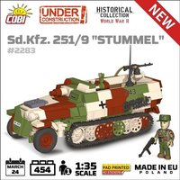 COBI Historical Collection 2283 - SD.KFZ.251/9 Halbkettenfahrzeug Stummel, COBI Historical Collection 2283 - SD.KFZ.251/9 Halbkettenfahrzeug Stummel, von Cobi GmbH