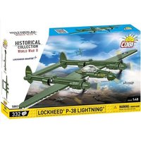 COBI Historical Collection 5882 - Lockheed P-38 Lightning, WWII, Langstrecken-Kampfflugzeug, WWII, Bausatz 1:48, 332 Klemmbausteine COBI Historical Collection 5882 - Lockheed P-38 Lightning, WWII, Langstrecken-Kampfflugzeug, WWII, Bausatz 1:48, 332 Klemmbausteine von Cobi GmbH
