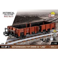 COBI Historical Collection 6285 - Güterwagen Typ OMMR 32 Linz, WWII, Bausatz 584 Klemmbausteine COBI Historical Collection 6285 - Güterwagen Typ OMMR 32 Linz, WWII, Bausatz 584 Klemmbausteine von Cobi GmbH