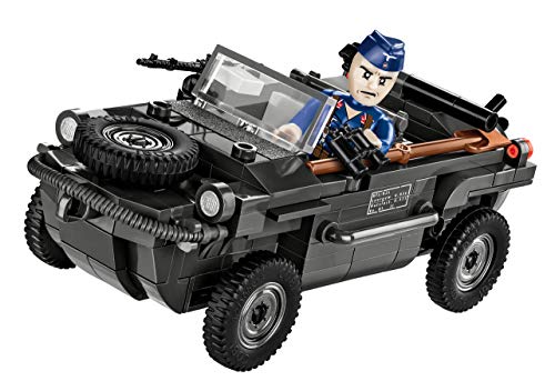 Set Konstruktionsspielzeug Bauklötzen Bausteine COBI 2403 VW Typ 166 Schwimmwagen 200 hochwertige Blöcke + Mauspad von Juminox von Cobi_Juminox