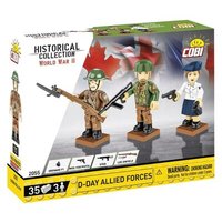 COBI 2055 3 Figuren - 6. Juni 1944 D-Day Alliierte von Cobi