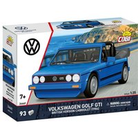 COBI 24661 - Volkswagen Golf GTI British Version Cabriolet (1984), blau, Bausatz 1:35, 93 Klemmbausteine von Cobi