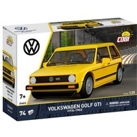 COBI 24663 - Volkswagen Golf GTI (1976-1983), gelb, Bausatz 1:35, 74 Klemmbausteine von Cobi