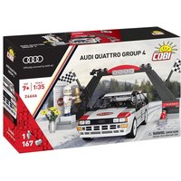 COBI 24666 - Audi Quattro Group 4 (1981), Bausatz 1:35, 167+1 Klemmbausteine von Cobi