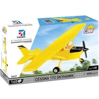 COBI 26621 - Cessna 172 Skyhawk-Yellow, Maßstab 1:48, Bausatz, 160 Klemmbausteine von Cobi