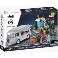 COBI Action Town 24633 - Citroën Typ H La Petite Boulangerie, Maßstab 1:35, 397 Klemmbausteine/2 Figuren von Cobi
