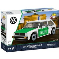 COBI Action Town 24642 - Volkwagen Golf (1974) Polizei, Bausatz 1:35, 77 Klemmbaustein von Cobi