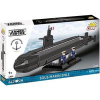 COBI Armed Forces 4859 - Sous-Marin SNLE, Bausatz 1:300, 643 Klemmbausteine von Cobi