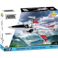 COBI Armed Forces 5858 - Northrop F-5A Freedom Fighter Kampfflugzeug, 1:48 Bausatz, 358 Klemmbausteine von Cobi