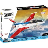 COBI Armed Forces 5892 - F-16 (YF-16) First Flight 1974, Kampf- und Angriffsflugzeug, Bausatz 1:48, 375 Klemmbausteine von Cobi