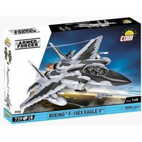 COBI Armed Forces 5900 - Boeing F-15 EX Eagle II, Bausatz 1:48, 739 Klemmbausteine, 2 Figuren von Cobi