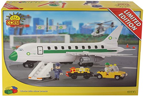 COBI Flugzeug 1984 Spiel- Bauset 350 Bausteine 2 Figuren von COBI