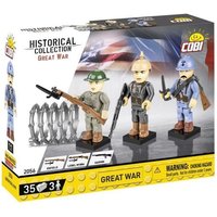 COBI Historical Collection 2056 - Great War, 3 Figuren, Soldaten Westfront, 35 Klemmbausteine COBI Historical Collection 2056 - Great War, 3 Figuren, Soldaten Westfront, 35 Klemmbausteine von Cobi