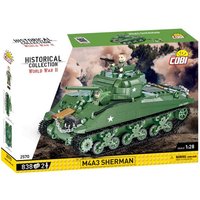 COBI Historical Collection 2570 - M4A3 Sherman WWII Panzer von Cobi