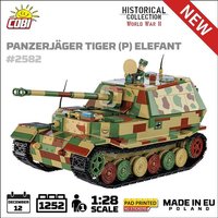 COBI Historical Collection 2582 - Panzerjäger Tiger (P) Elefant, 1252 Klemmbausteine von Cobi GmbH