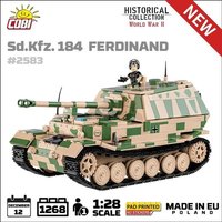 COBI Historical Collection 2583 - SD.Kfz. 184 Ferdinand Panzer, World War II, 1268 Klemmbausteine COBI Historical Collection 2583 - SD.Kfz. 184 Ferdinand Panzer, World War II, 1268 Klemmbausteine von Cobi